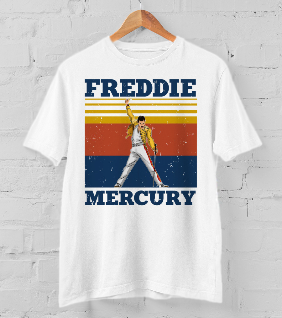 FREDDIE MERCURY Yellow Jacket T-Shirt