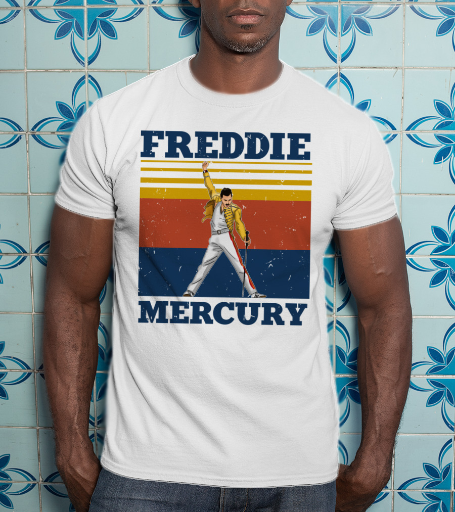 FREDDIE MERCURY Yellow Jacket T-Shirt