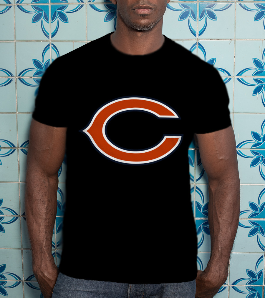 Chicago Bears Iconic Orange C T-Shirt