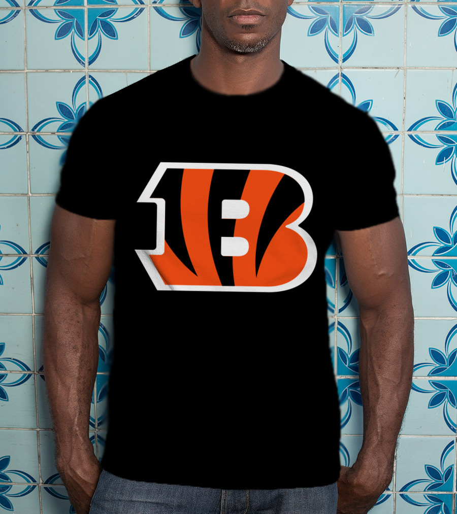 Cincinnati Bengals Striped B T-Shirt