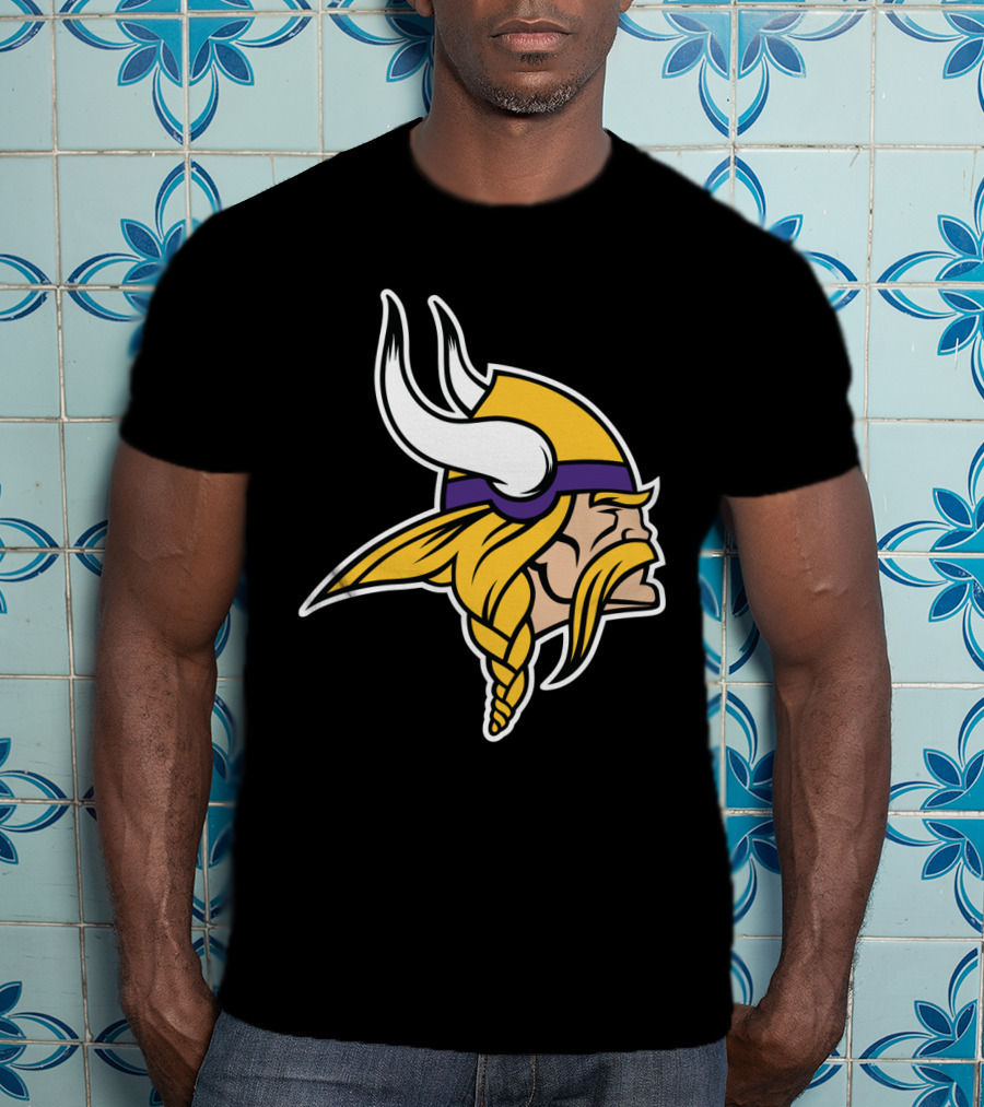 Minnesota Vikings Viking Head T-Shirt