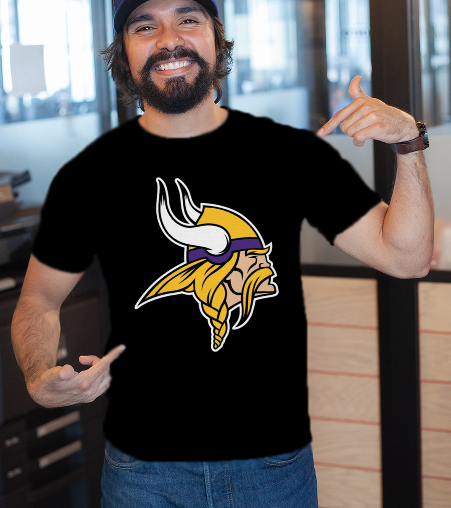 Minnesota Vikings Viking Head T-Shirt