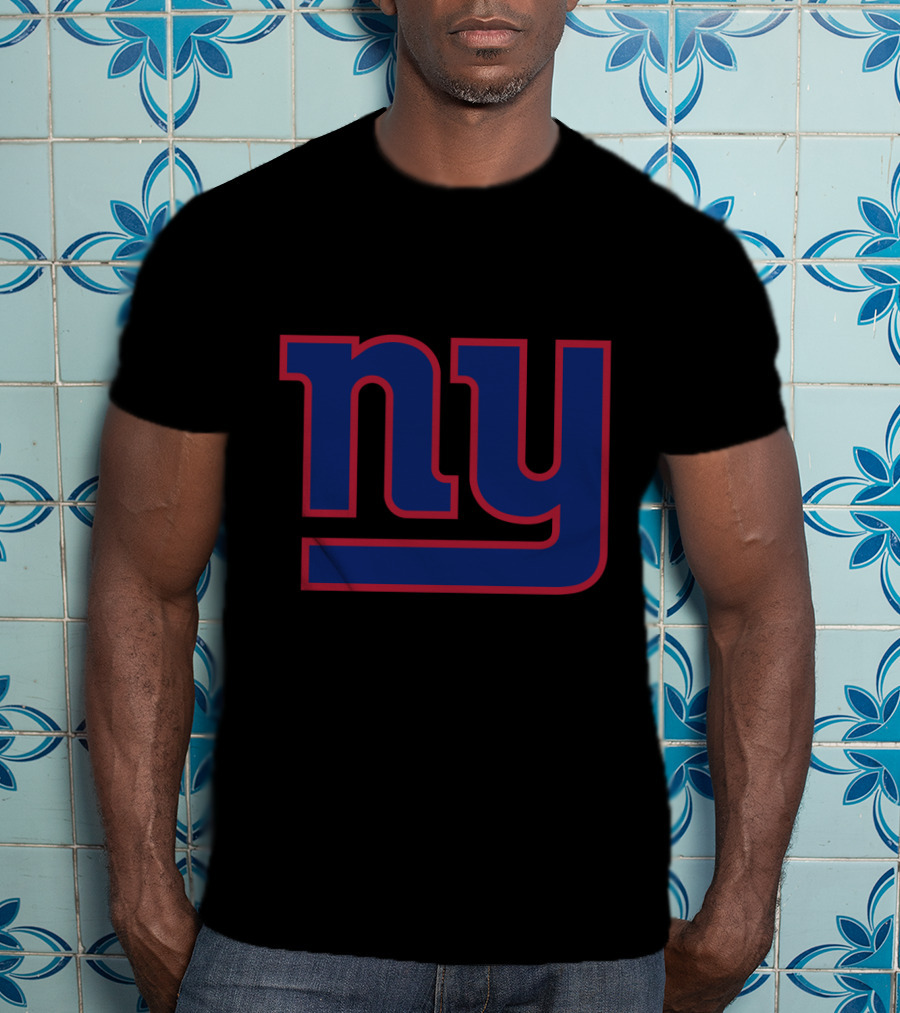 New York Giants Classic Blue And Red T-Shirt