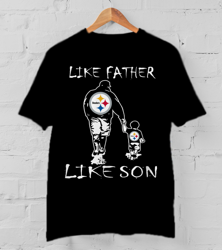 Pittsburgh Steelers Like Father Like Son Fan Connection T-Shirt