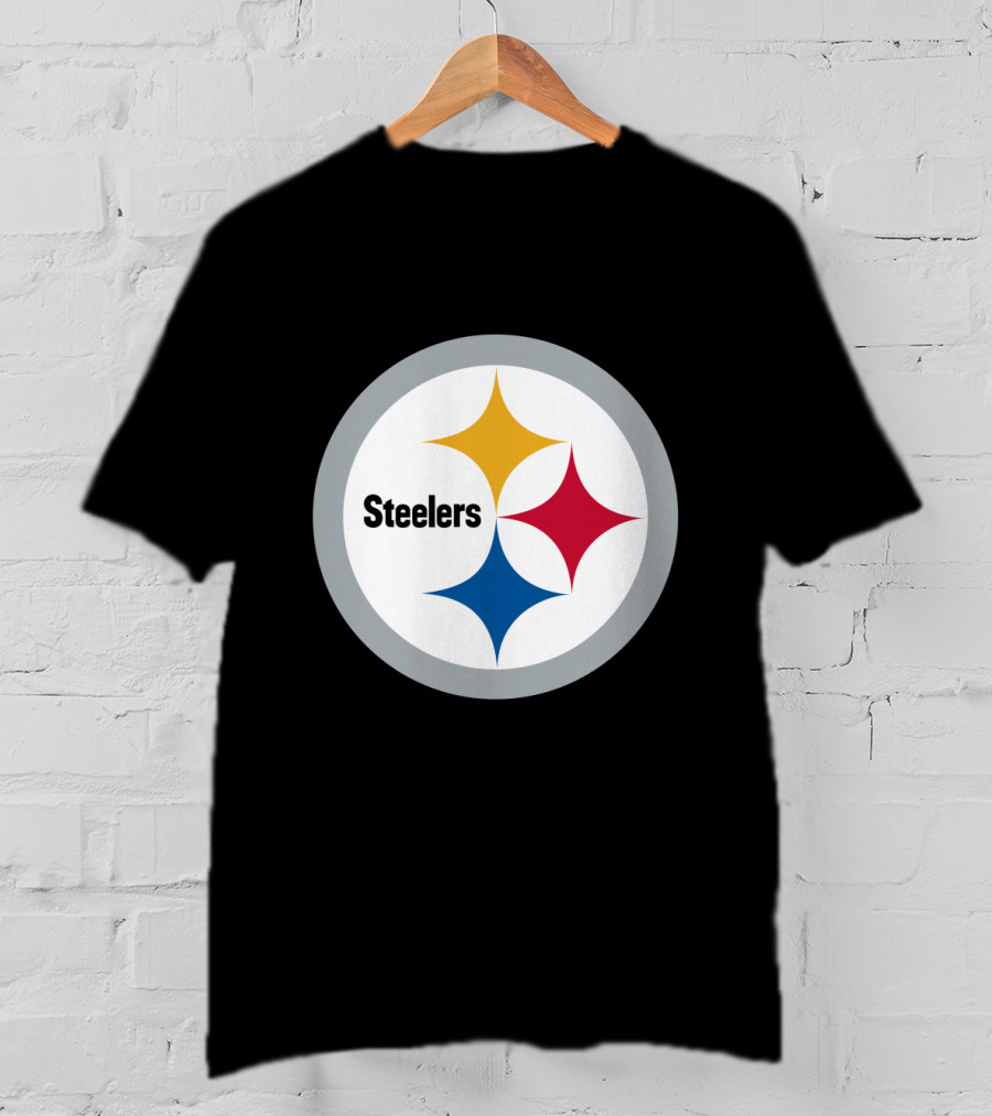 Pittsburgh Steelers Circular Emblem With Iconic Stars T-Shirt