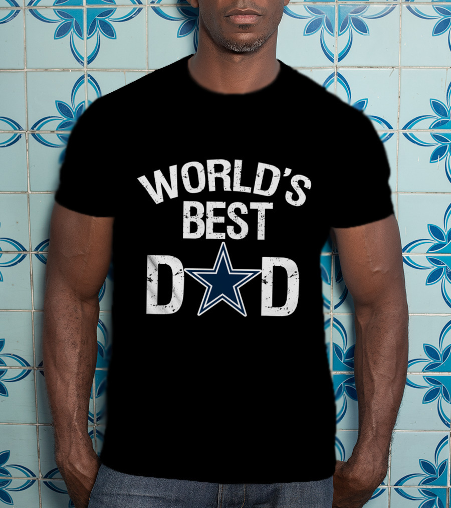 World's Best Dad Dallas Cowboys Father's Day T-Shirt