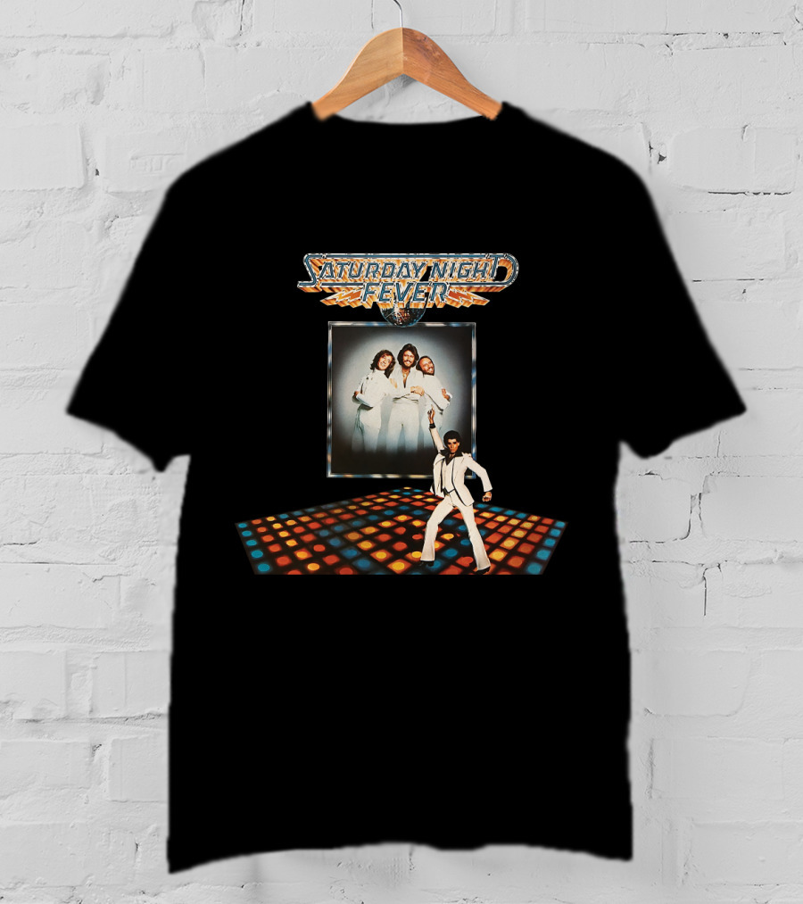 Saturday Night Fever Disco Dance 1977 With Bee Gees T-Shirt