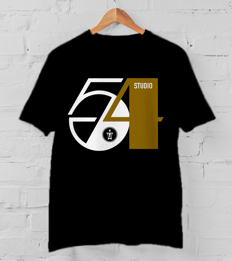 Studio 54 Disco With Vintage Style Record Label T-Shirt