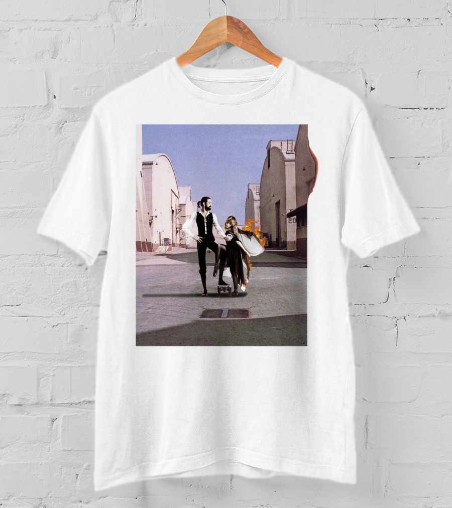 Rumours Wish You Were Here Pink Floyd Fleetwood Mac Vintage Fusion T-Shirt