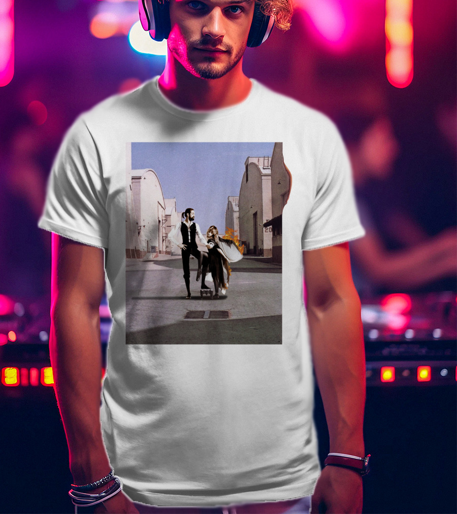 Rumours Wish You Were Here Pink Floyd Fleetwood Mac Vintage Fusion T-Shirt