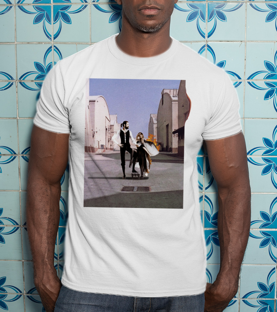 Rumours Wish You Were Here Pink Floyd Fleetwood Mac Vintage Fusion T-Shirt