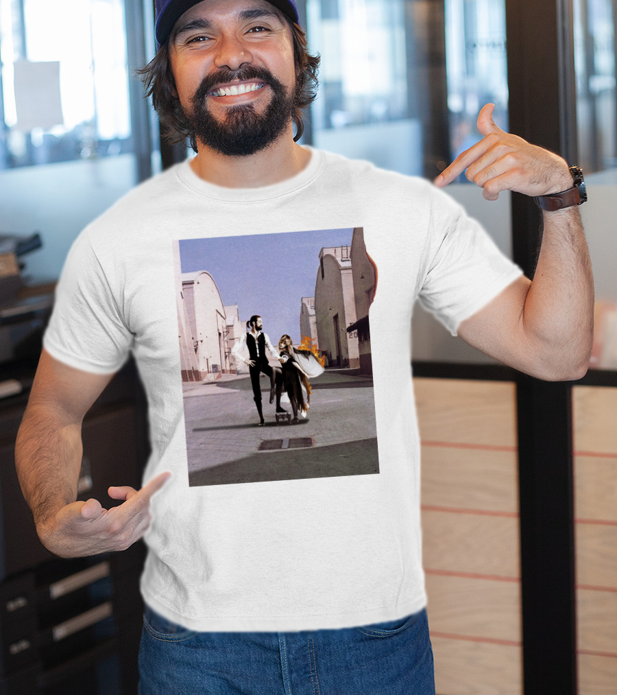 Rumours Wish You Were Here Pink Floyd Fleetwood Mac Vintage Fusion T-Shirt