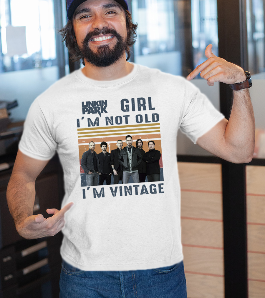Linkin Park Girl I'm Not Old I'm Vintage T-Shirt