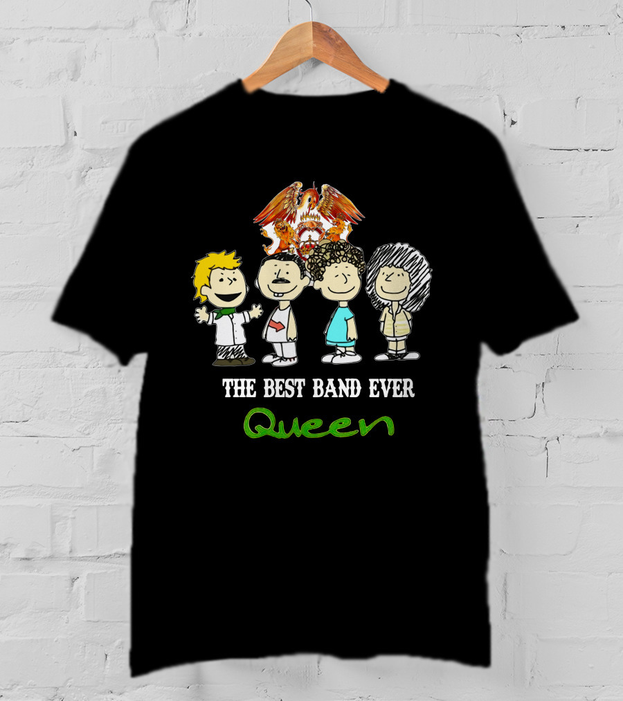 The Best Band Ever Queen Peanuts Snoopy And Friends T-Shirt