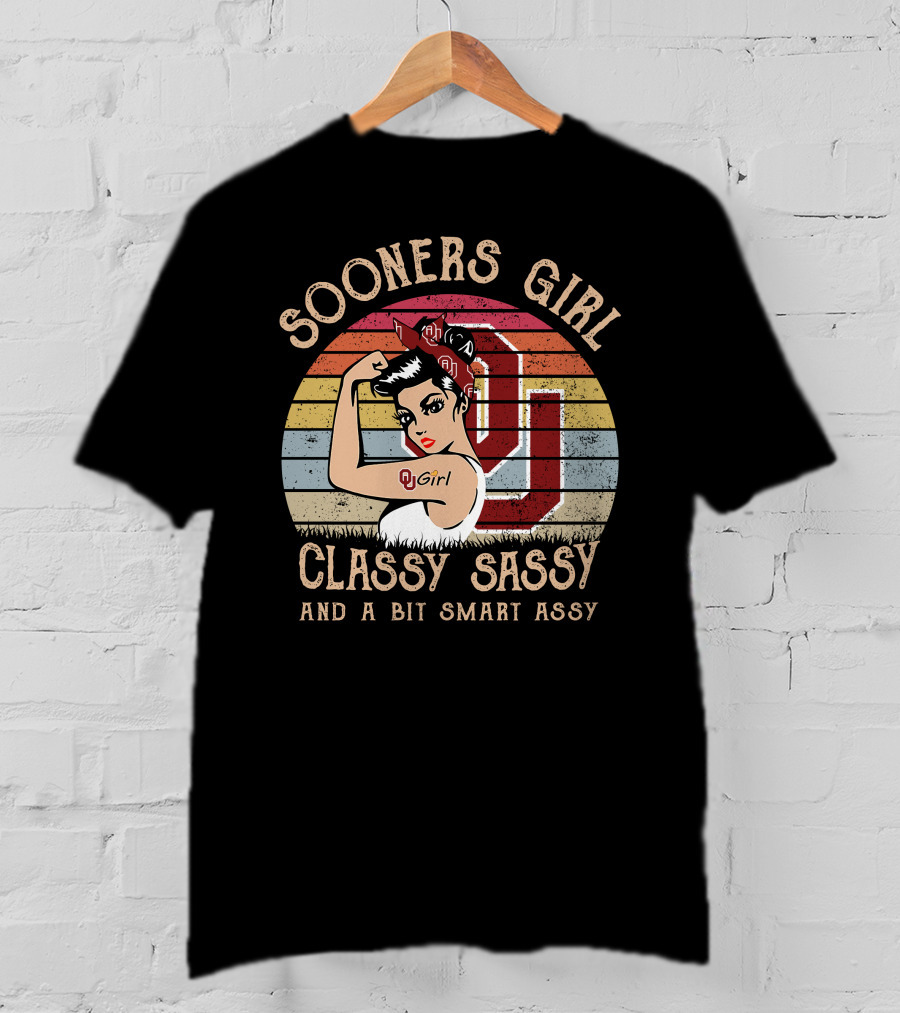 Sooners Girl Classy Sassy And A Bit Smart Assy T-Shirt