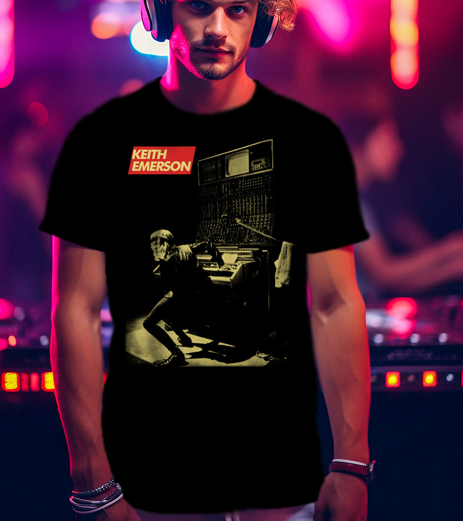 Keith Emerson Vintage Synthesizer Performance T-Shirt