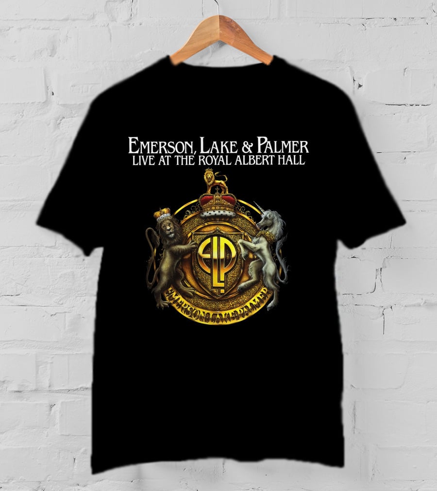 Emerson Lake And Palmer Live At The Royal Albert Hall Crest T-Shirt