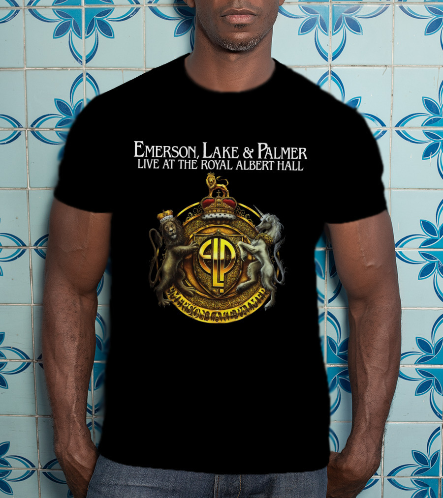 Emerson Lake And Palmer Live At The Royal Albert Hall Crest T-Shirt