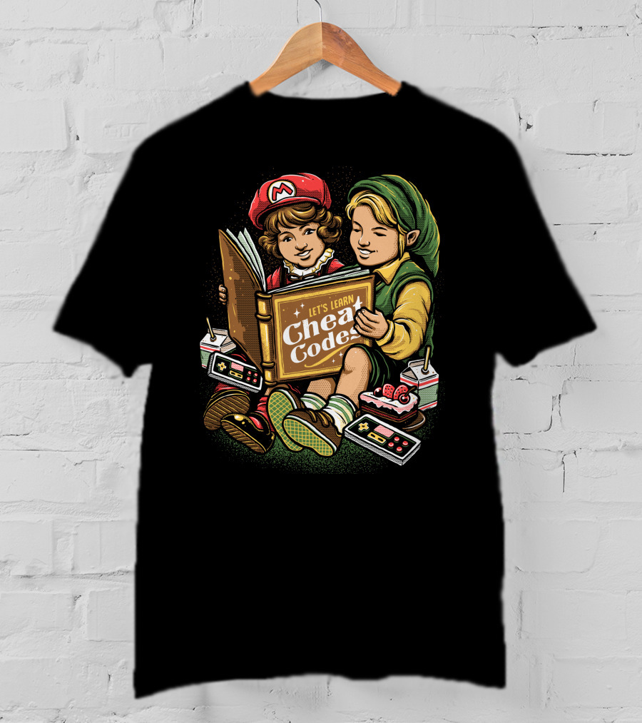 Let's Learn Cheat Codes With Classic Gaming Duo T-Shirt