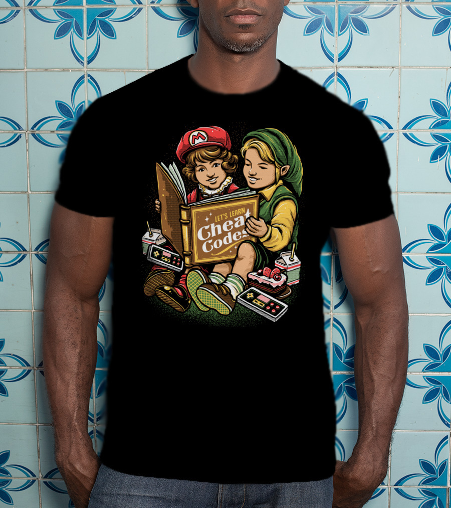 Let's Learn Cheat Codes With Classic Gaming Duo T-Shirt