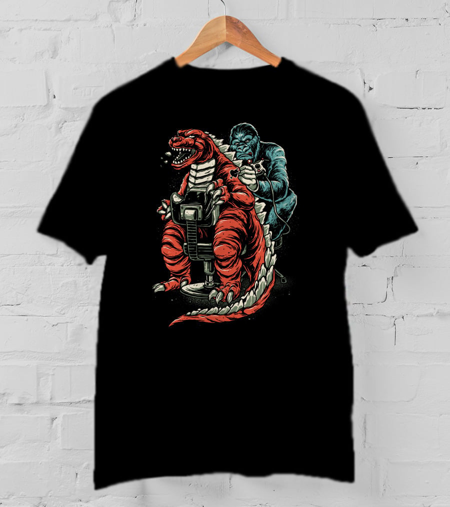 Dinosaur Monster Haircut By Gorilla Barber T-Shirt