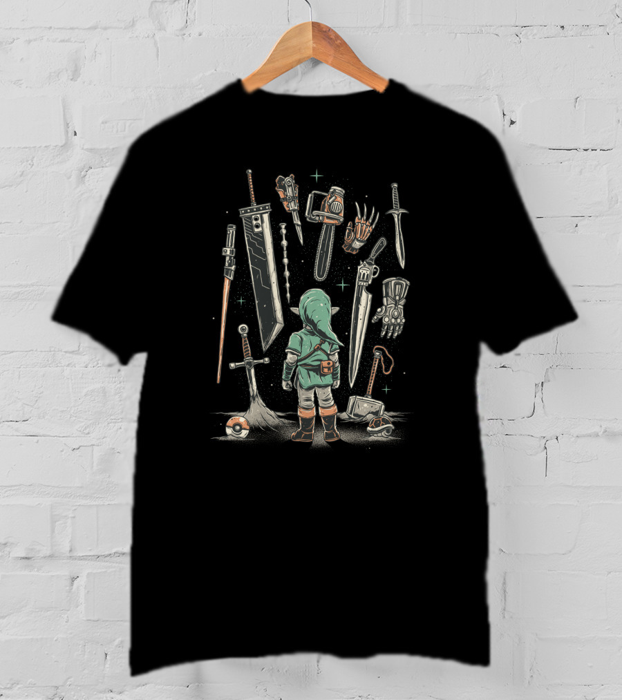 Choose Your Destiny Hero Quest Iconic Weapons Collection T-Shirt