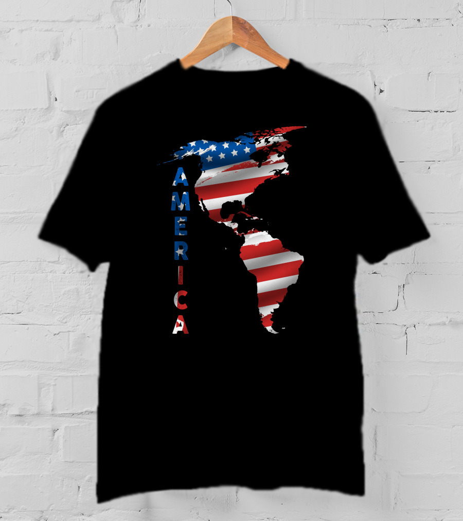 United States Of America Map T-Shirt