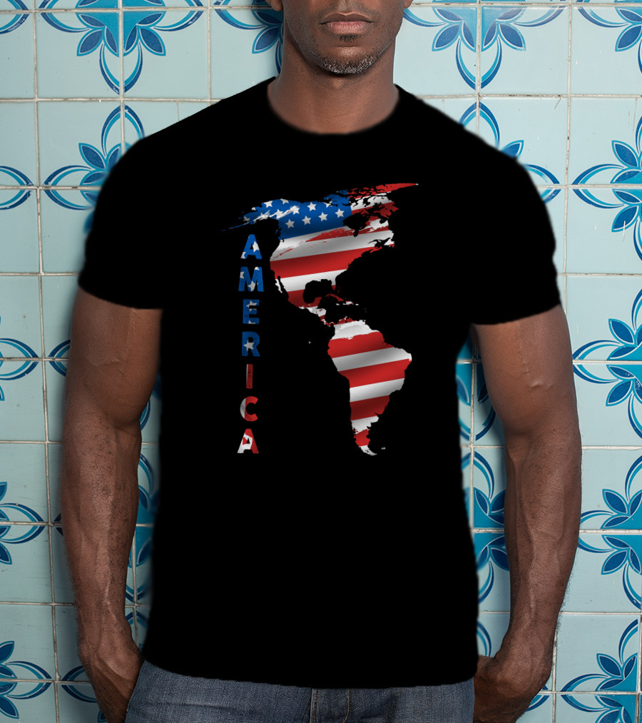United States Of America Map T-Shirt