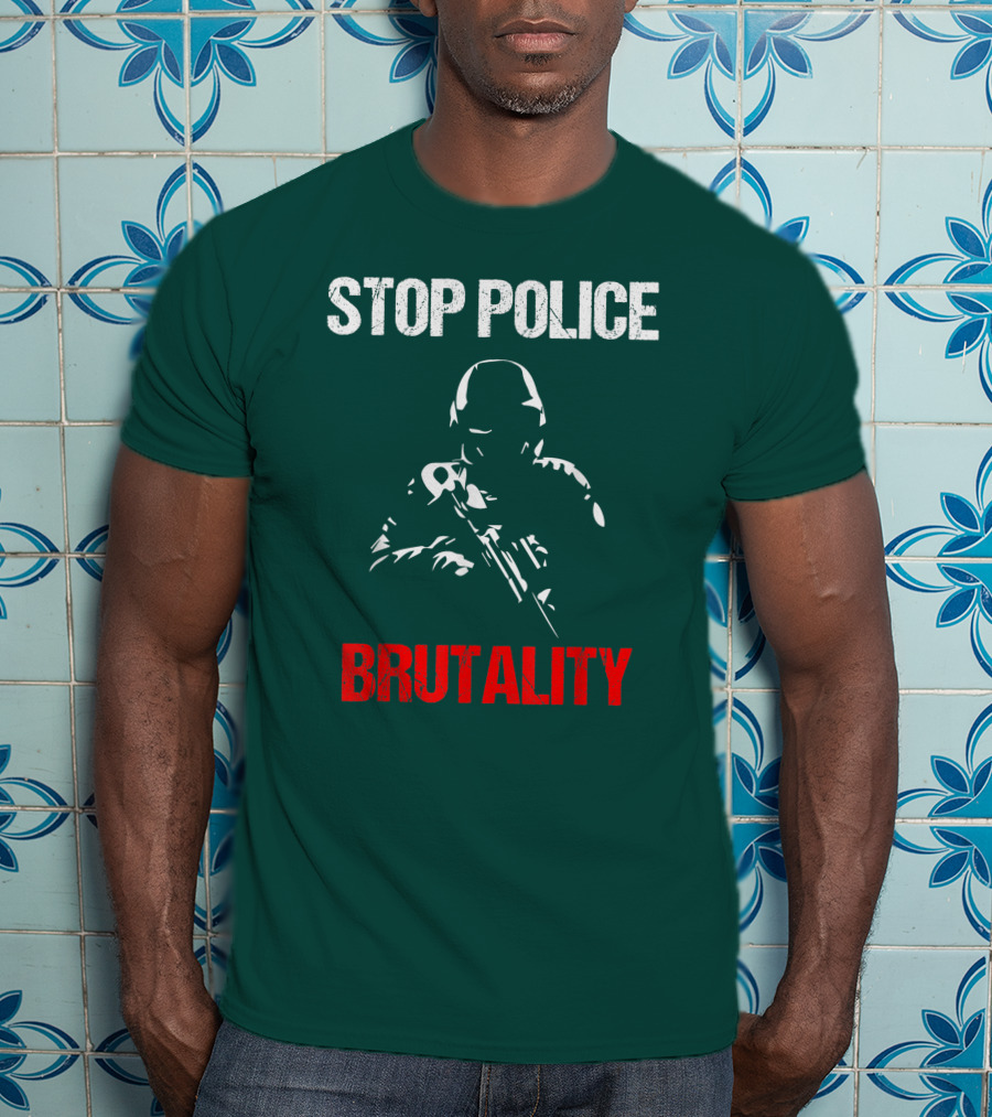 STOP POLICE BRUTALITY Violence Cop T-Shirt