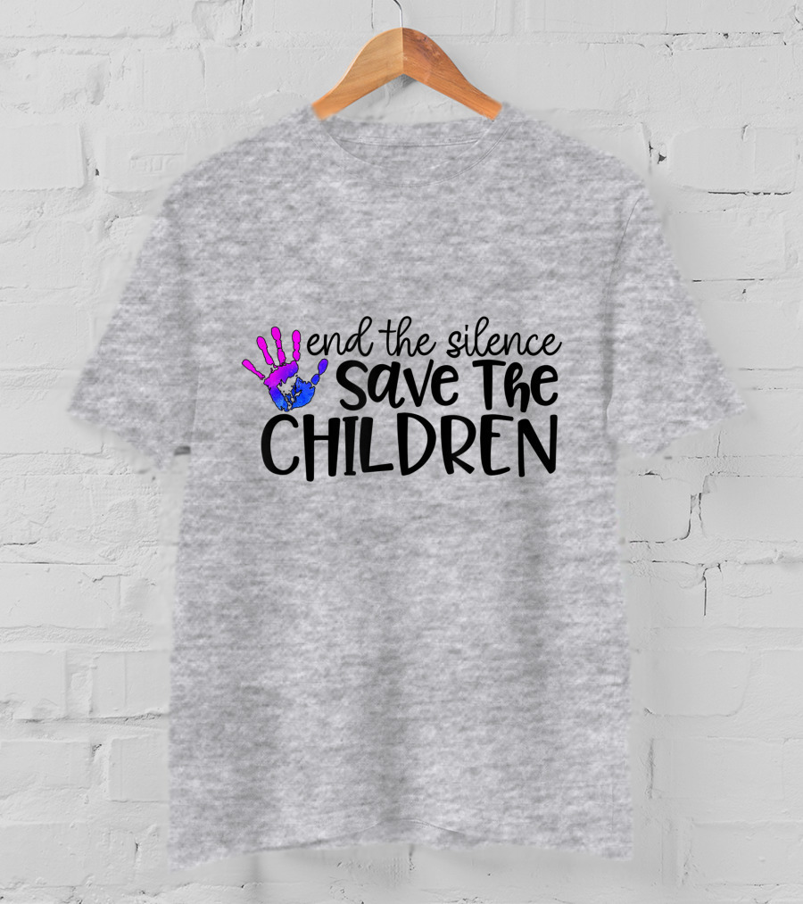 End The Silence Save The Children T-Shirt