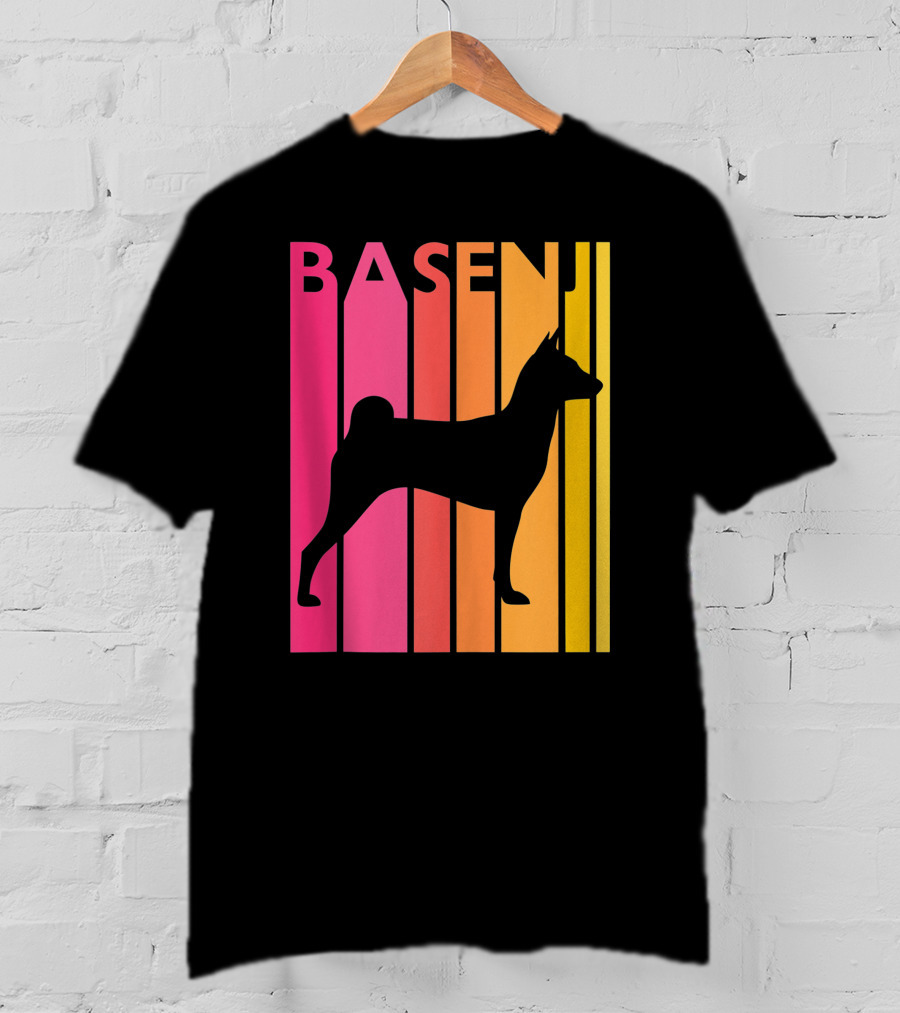 Basenji Retro Love Vintage T-Shirt