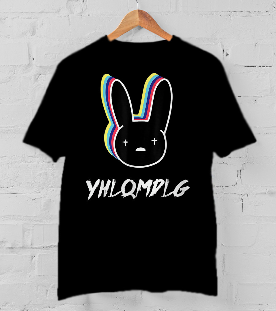 YHLOMDLG Bad Trap Bunny Lighting Eyes T-Shirt