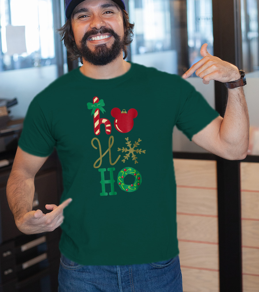 Ho Ho Ho Disney Mickey Holiday T-Shirt