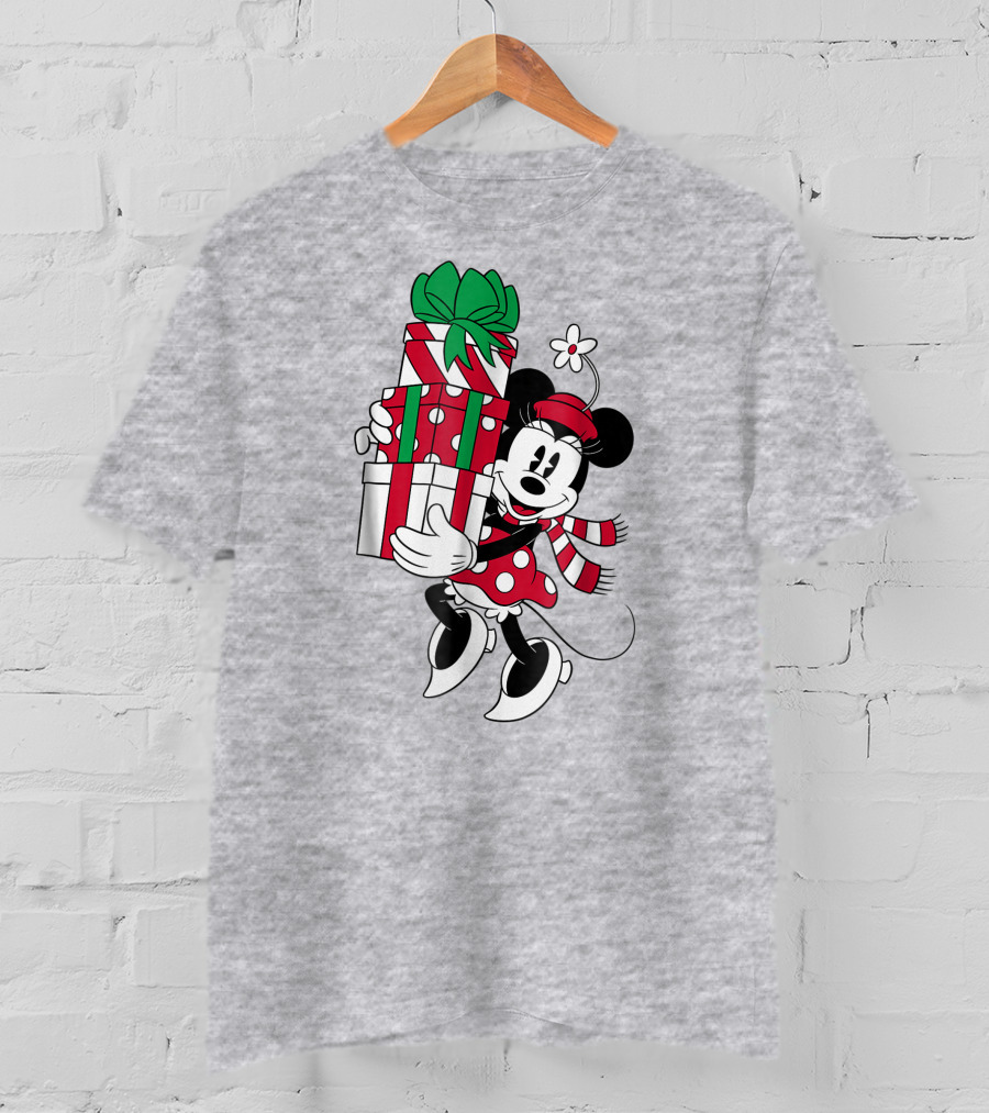 Disney Minnie Mouse Christmas Presents T-Shirt