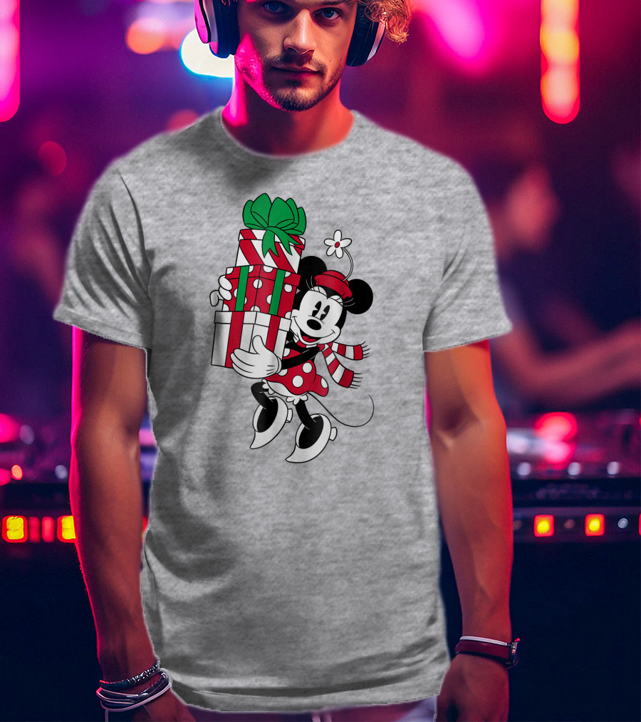 Disney Minnie Mouse Christmas Presents T-Shirt