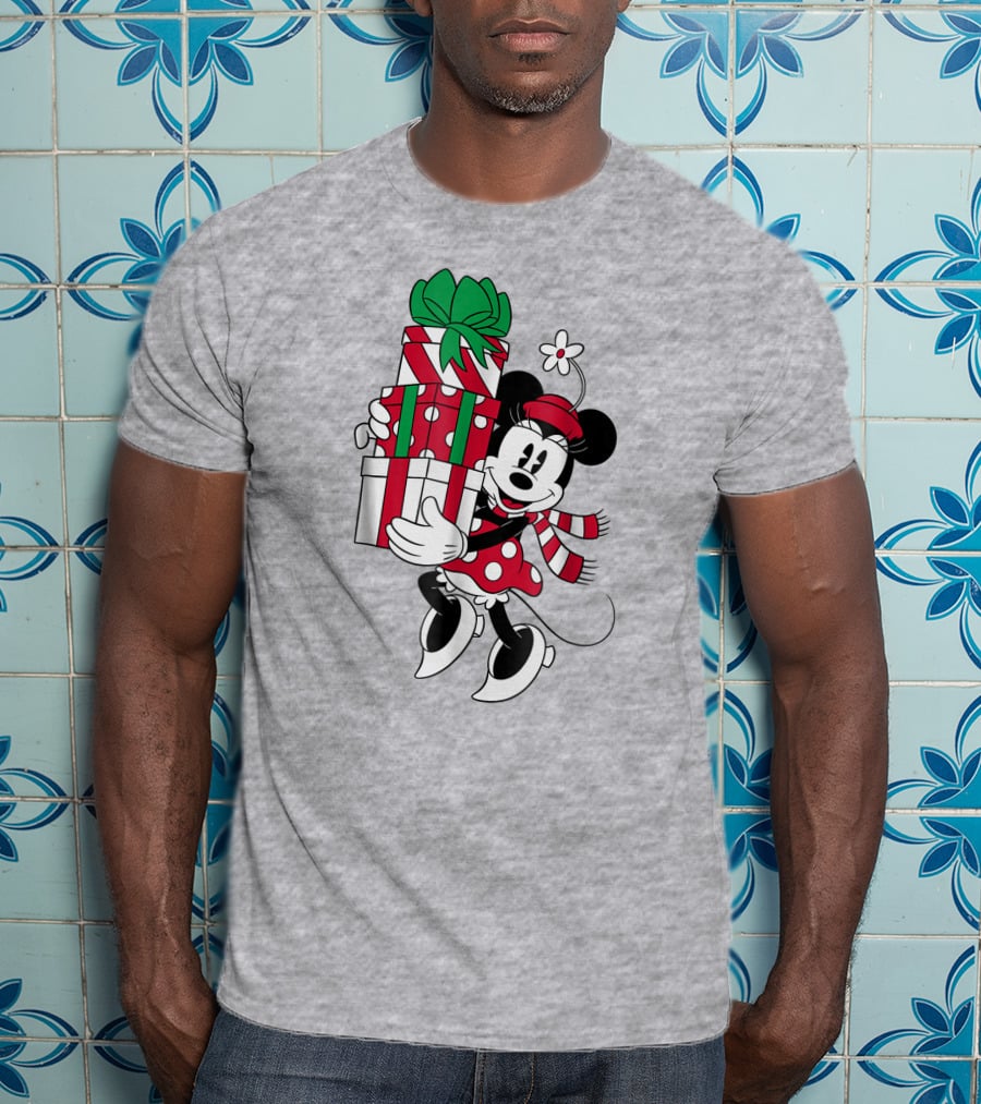 Disney Minnie Mouse Christmas Presents T-Shirt
