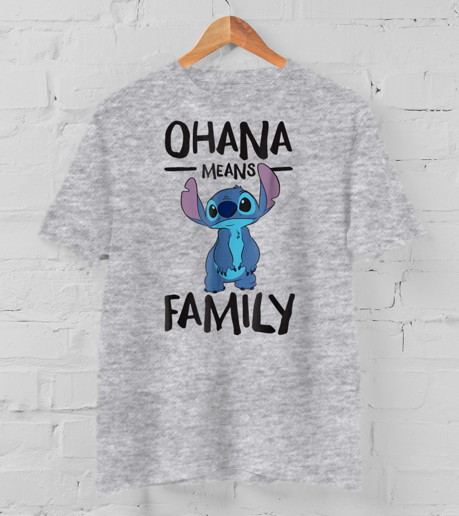 Ohana Means Family Stitch Disney T-Shirt