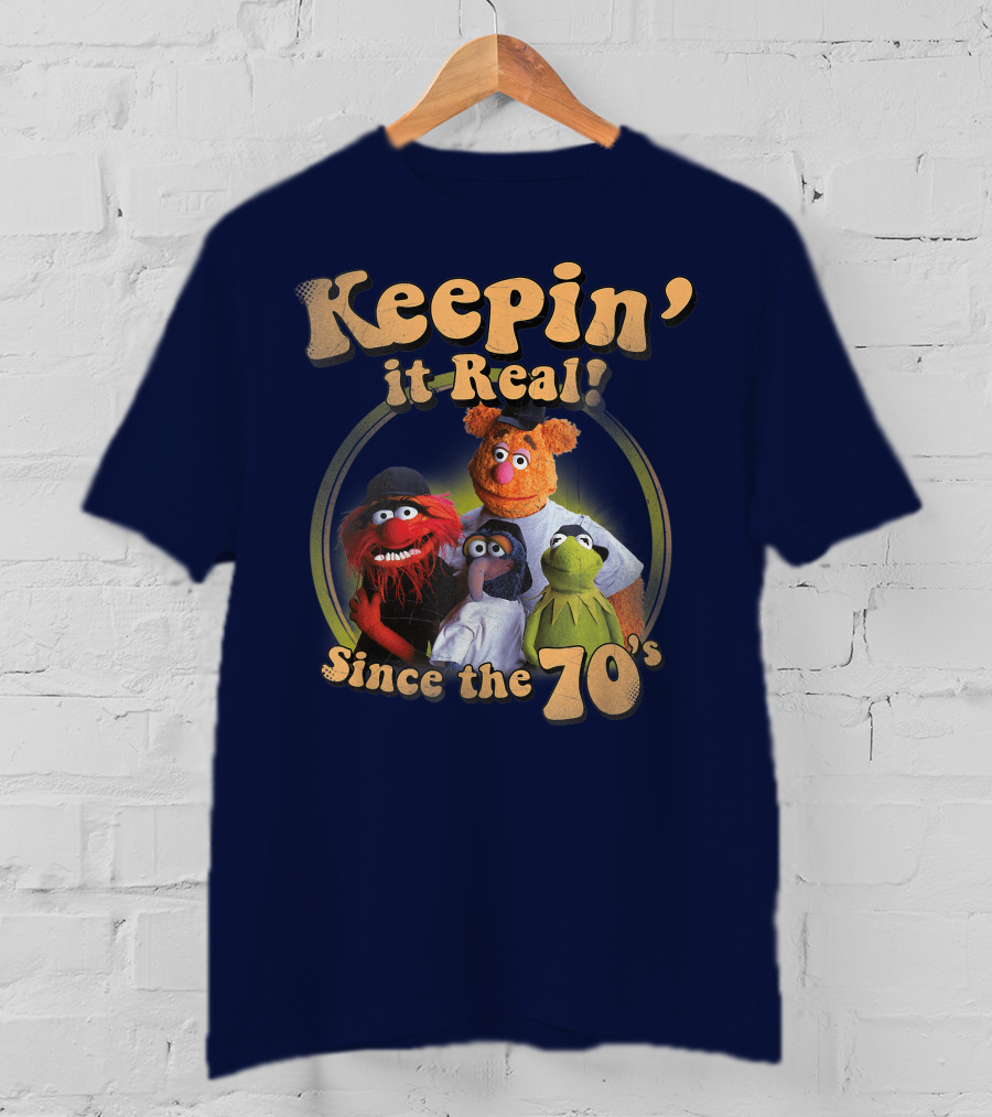 Keepin It Real Muppets Since The 70s Funny Cartoon T-Shirt