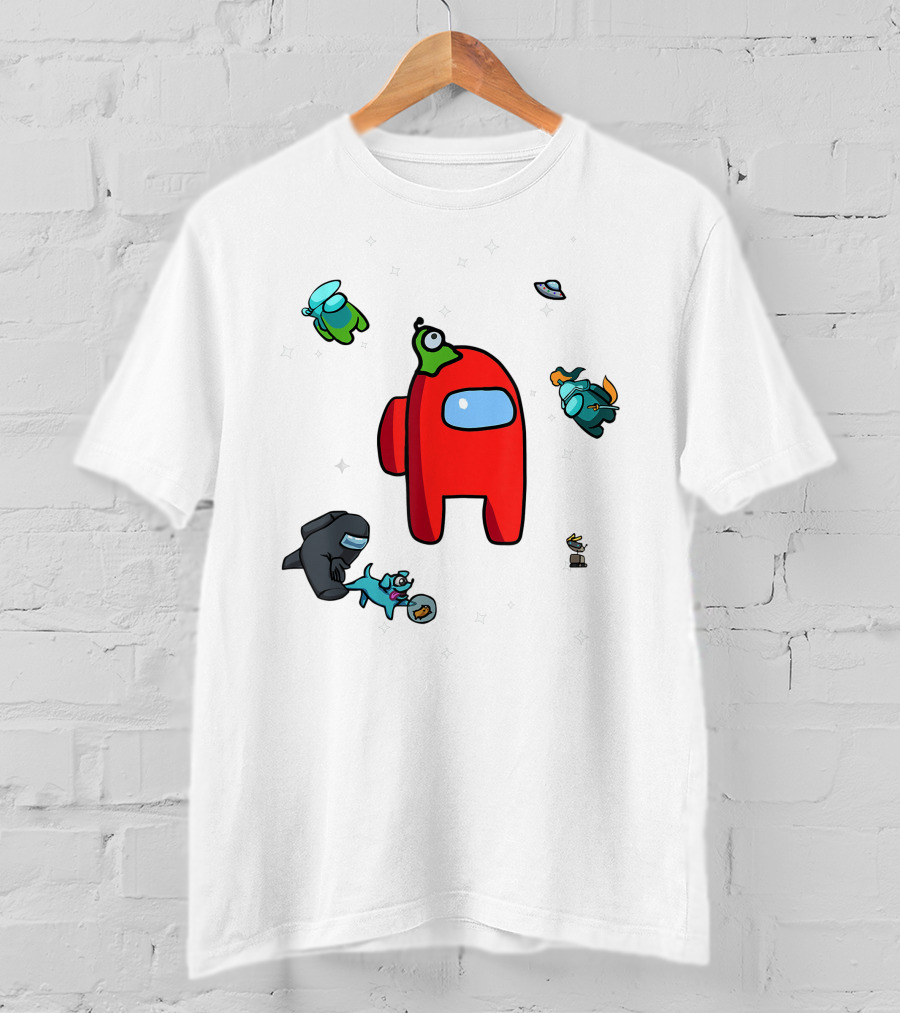 Aliens Us Game Crew Mate Pets Video Gamer T-Shirt