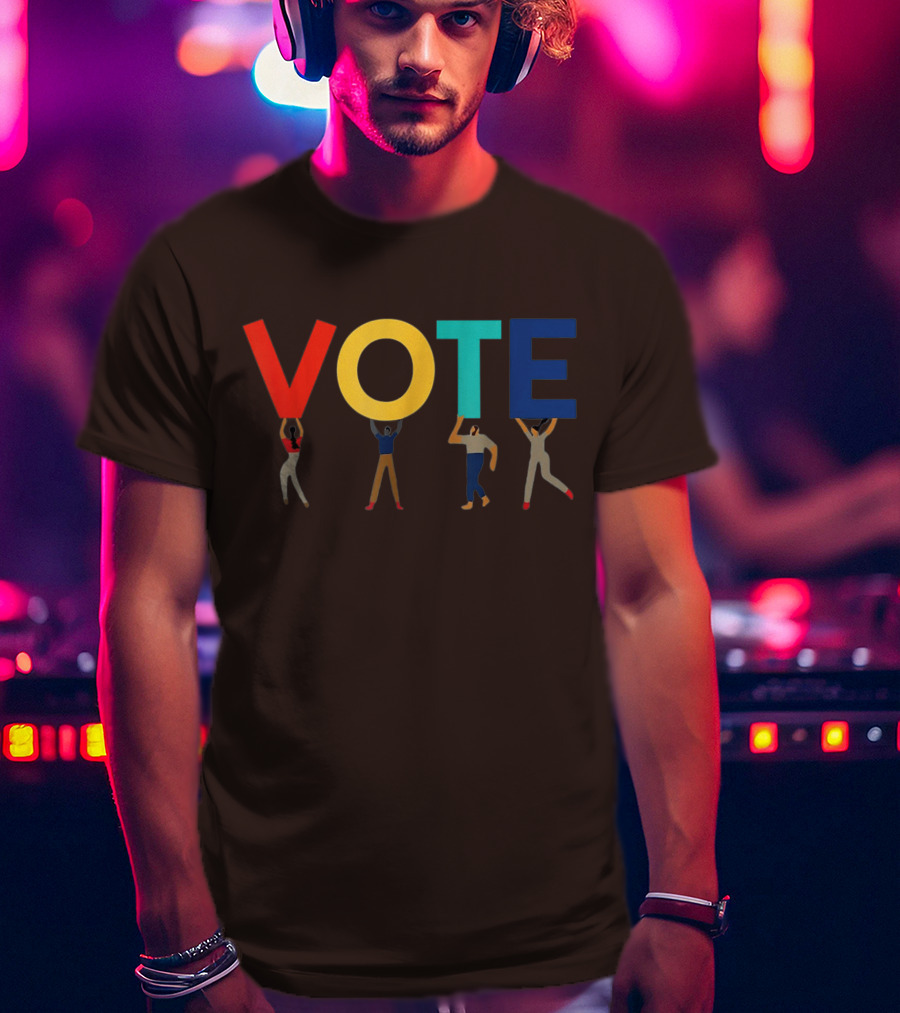 VOTE Patriotic United Colors Representation T-Shirt