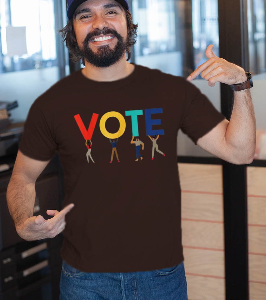 VOTE Patriotic United Colors Representation T-Shirt