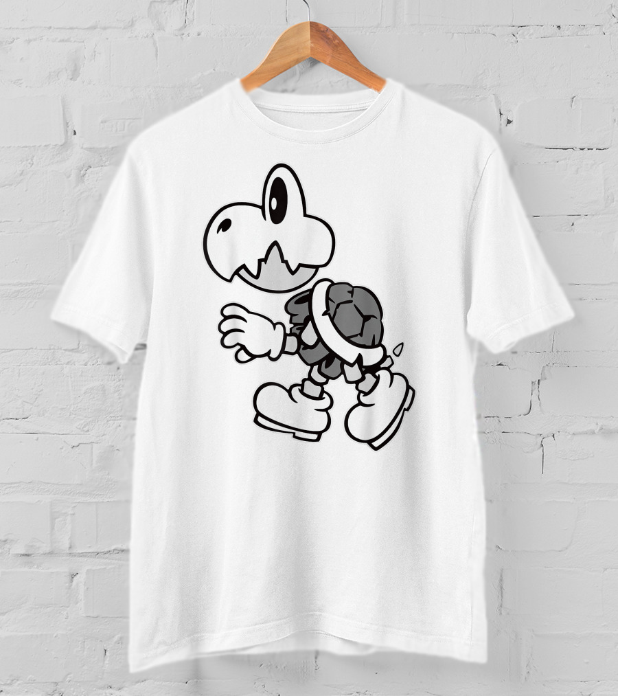 Super Mario Dry Bones Iconic Skeleton Character T-Shirt