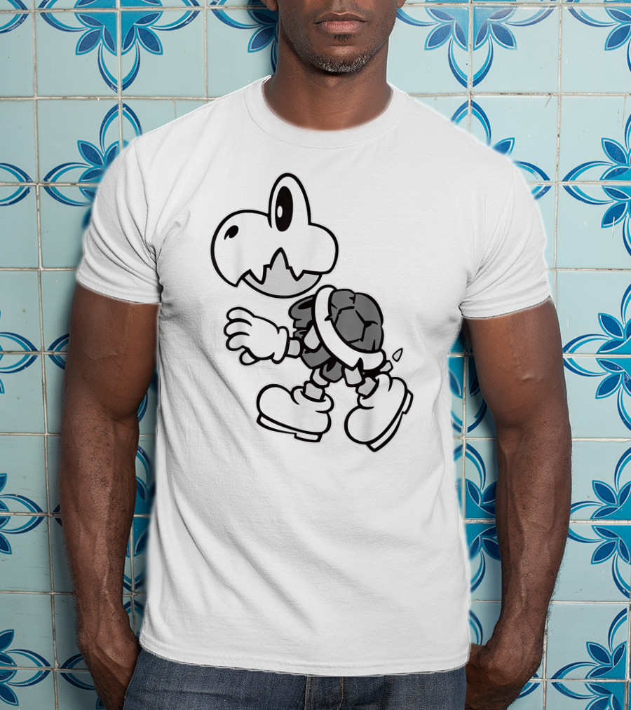 Super Mario Dry Bones Iconic Skeleton Character T-Shirt