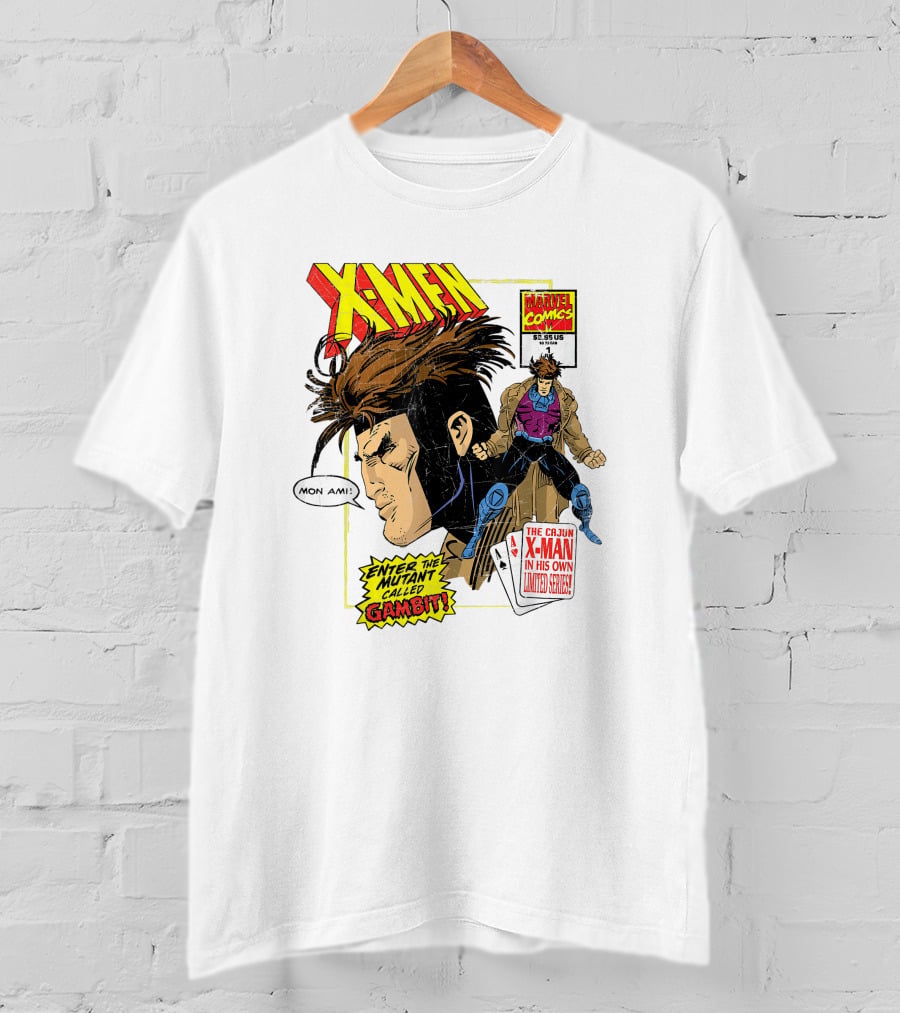 X-Men Marvel Comics Cajun X-Man Gambit Remy LeBeau Enter The Mutant Called Gambit T-Shirt