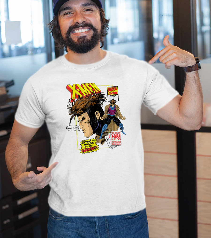 X-Men Marvel Comics Cajun X-Man Gambit Remy LeBeau Enter The Mutant Called Gambit T-Shirt