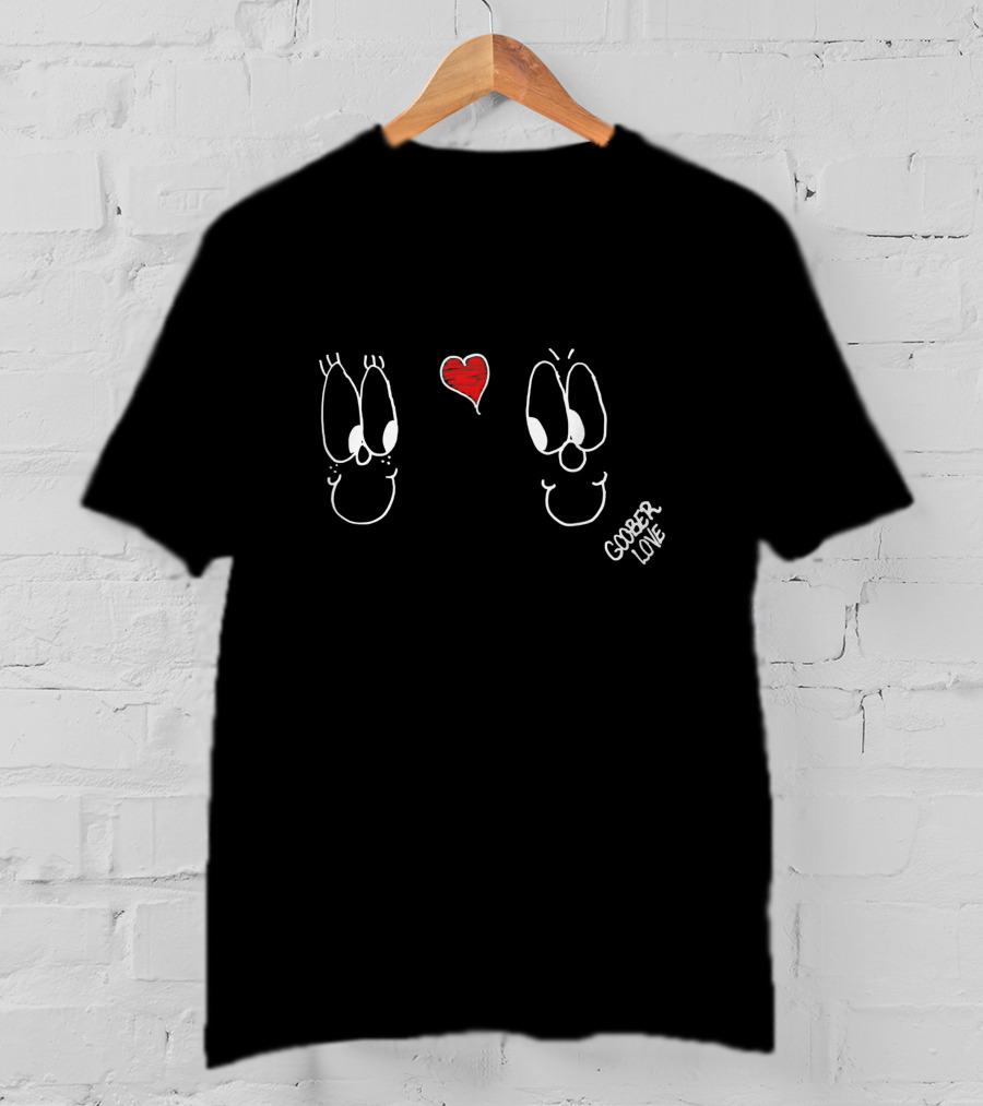 Goober Love Heart Cartoon Valentine T-Shirt