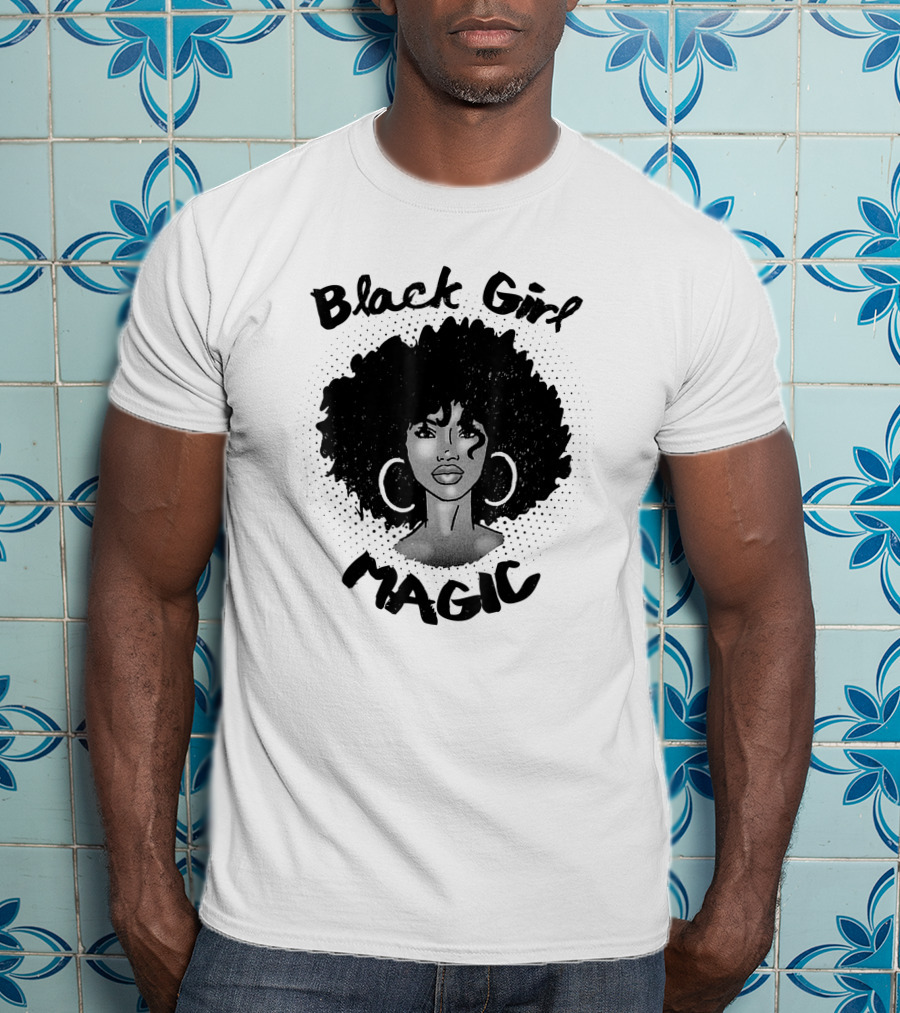 Black Girl Magic Melanin Americans Black Power Pride T-Shirt