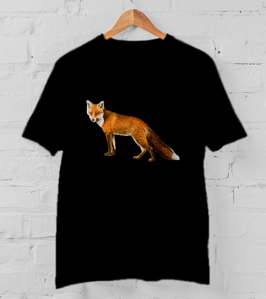 Wild Fantastic Fox Realistic Wildlife Forest Creature T-Shirt
