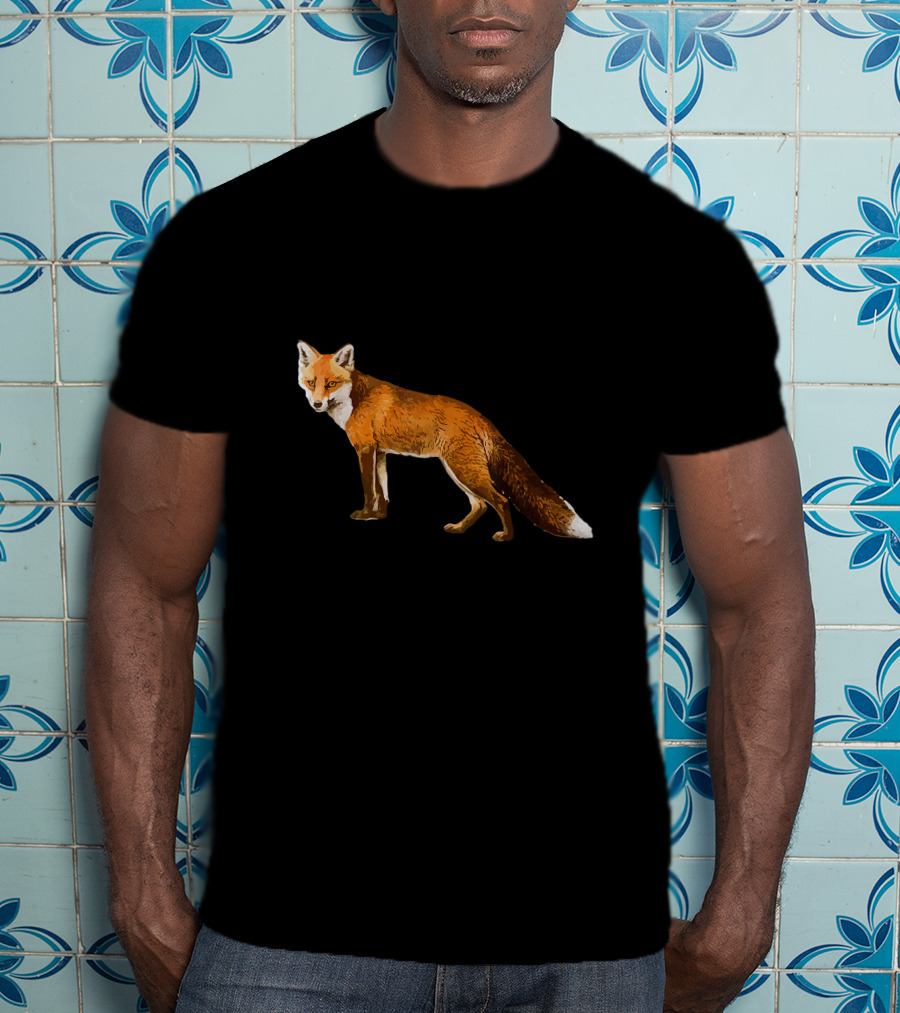 Wild Fantastic Fox Realistic Wildlife Forest Creature T-Shirt