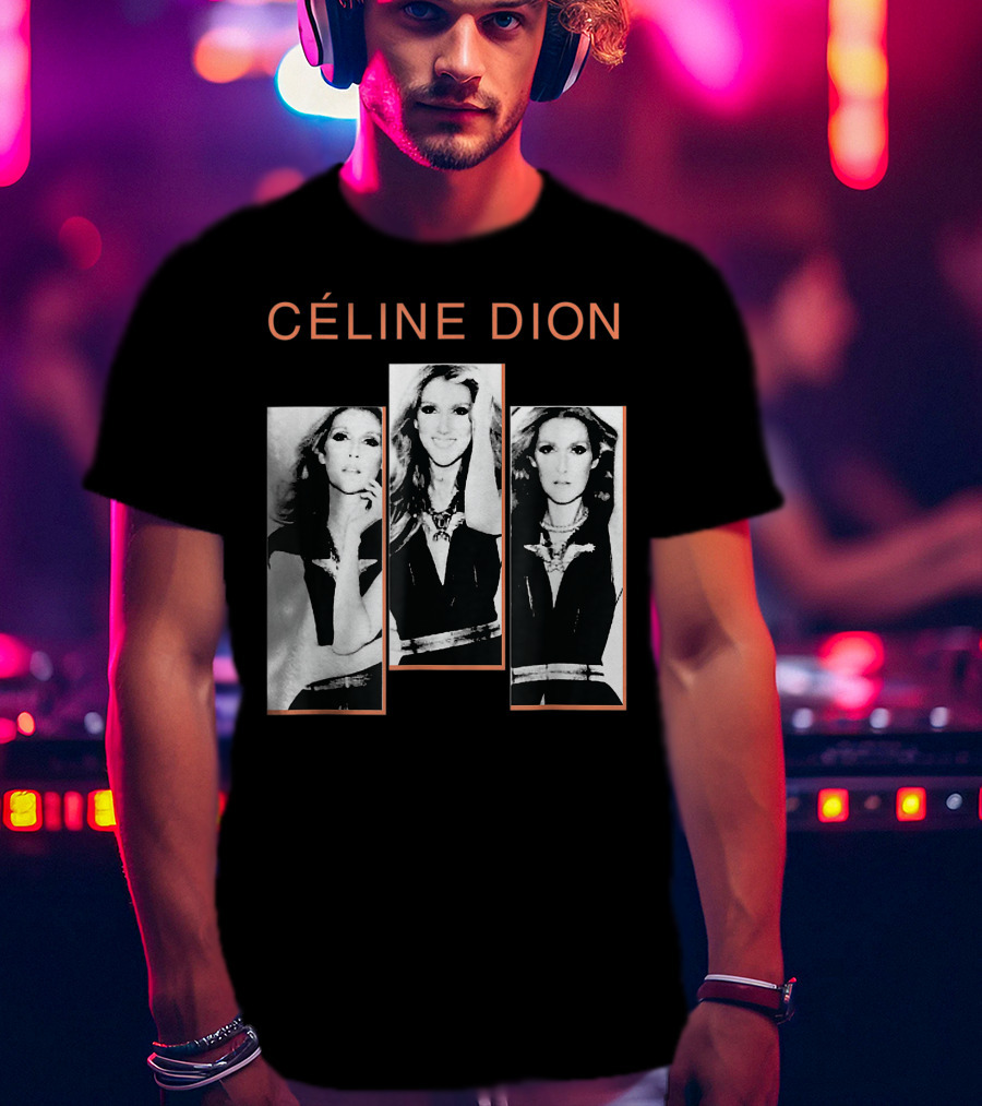 Céline Dion My Heart Sans Attendre Go On T-Shirt